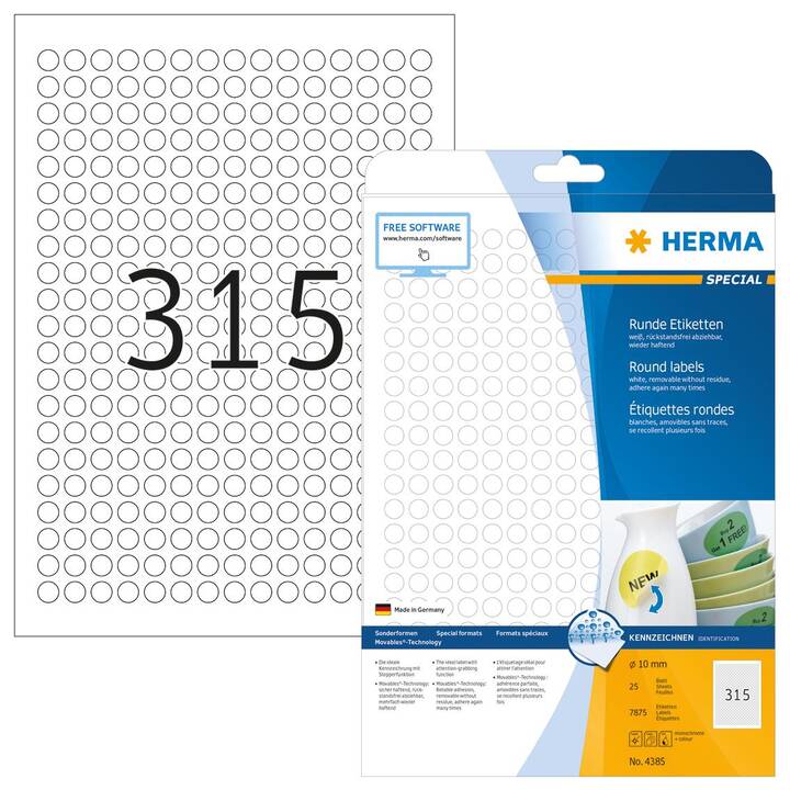 HERMA Special (10 x 10 mm)