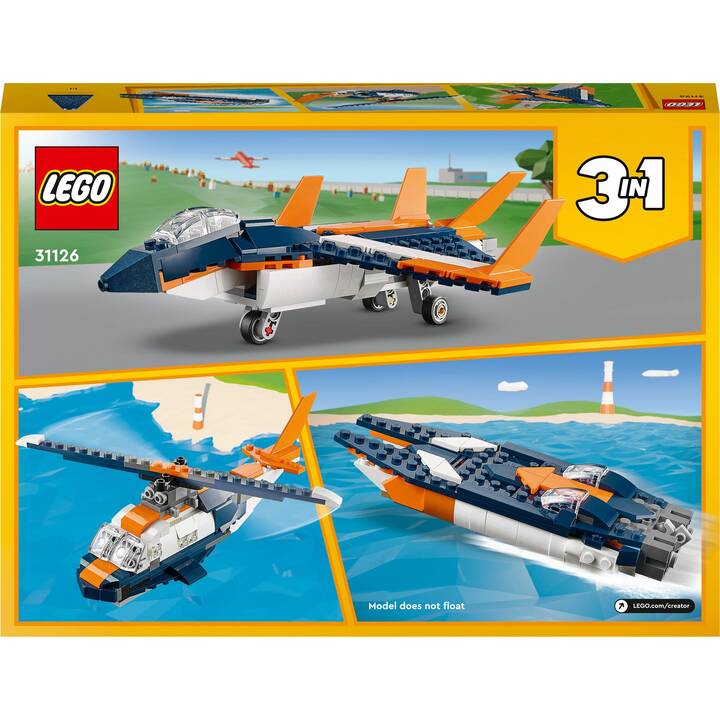 LEGO Creator 3-in-1 Jet supersonico (31126)