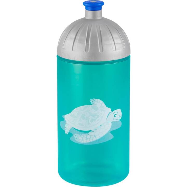 STEP BY STEP Kindertrinkflasche Happy Turtle (0.5 l, Türkis)