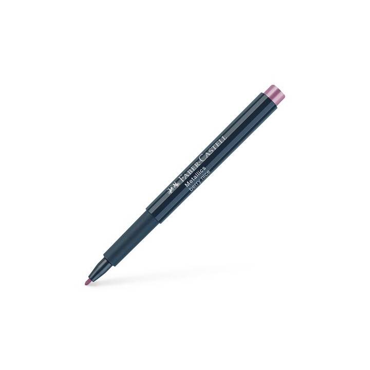 FABER-CASTELL Pennarello indelebile (Rosa, 1 pezzo)