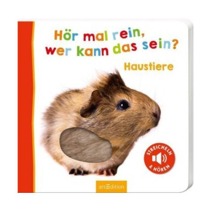 Hör mal rein, wer kann das sein? Haustiere