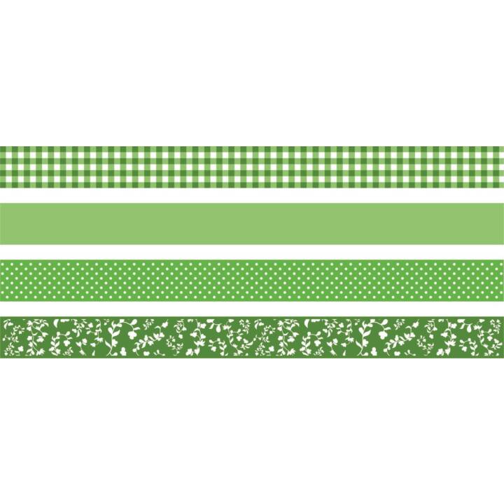 HEYDA Washi Tape Set (Vert, 5 m)