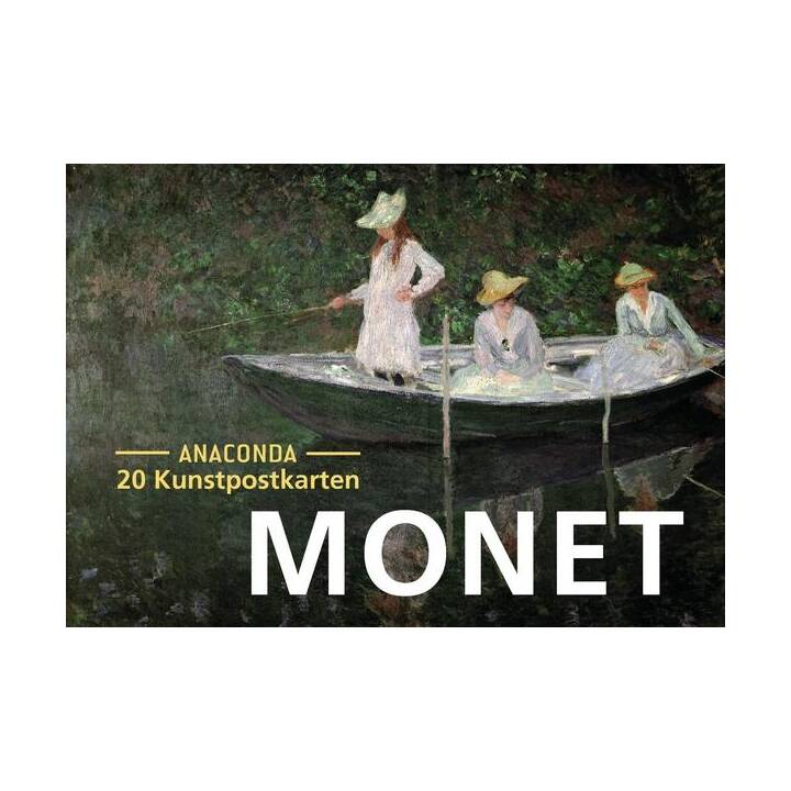 ANACONDA VERLAG Cartolina Claude Monet (Universale, Multicolore)