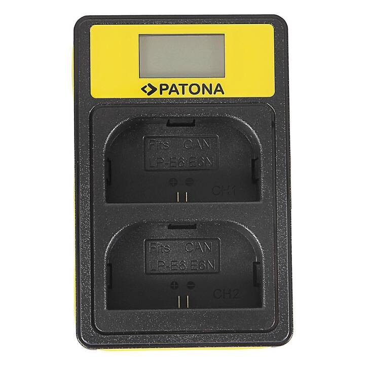 PATONA Canon Blackmagic Smart Dual Kamera-Ladegerät