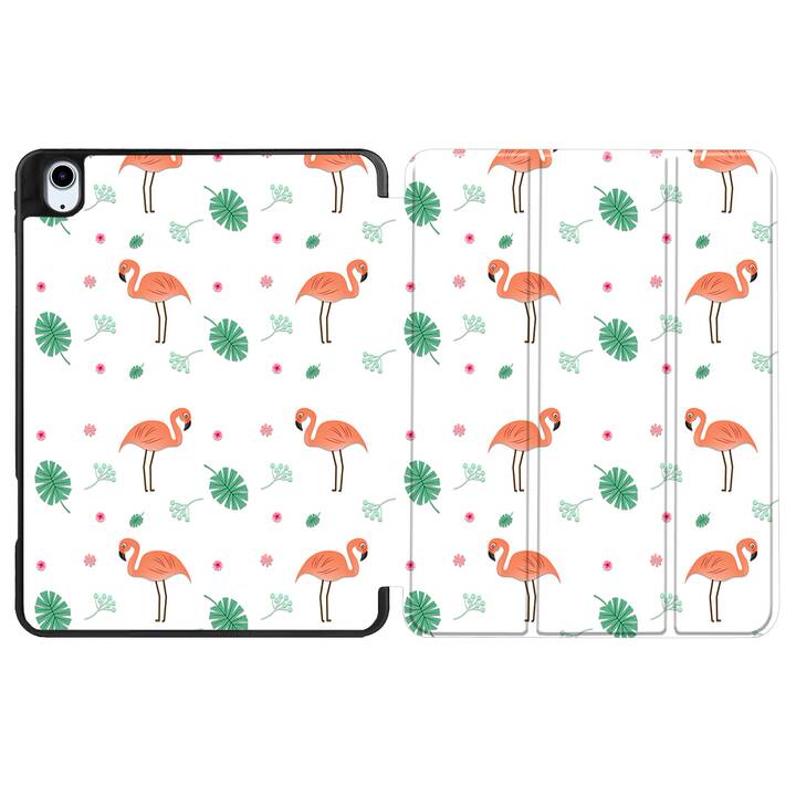 EG coque pour iPad Air 10.9" (2022) 5e génération - vert - flamant rose