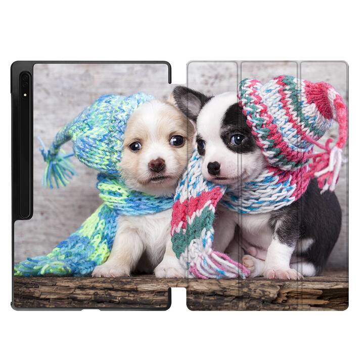 EG coque pour Samsung Galaxy Tab S8 Ultra 14.6" (2022) - Multicolore - Chiens