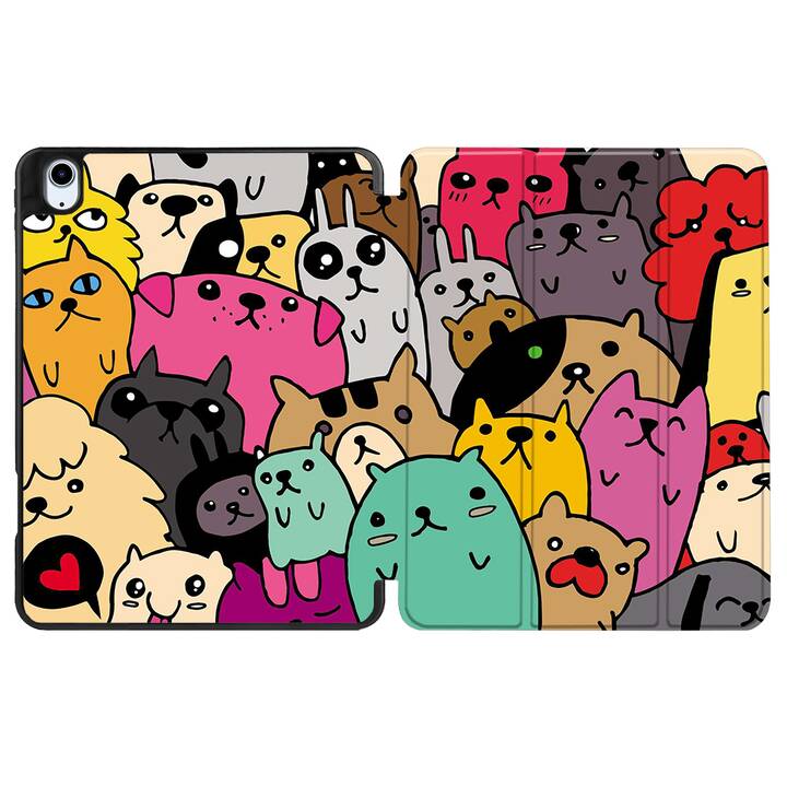 EG coque pour iPad Air 10.9" (2022) 5e génération - multicolore - dessin animé