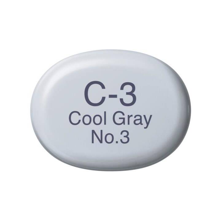 COPIC Grafikmarker Sketch C-3 Cool Gray No.3 (Grau, 1 Stück)