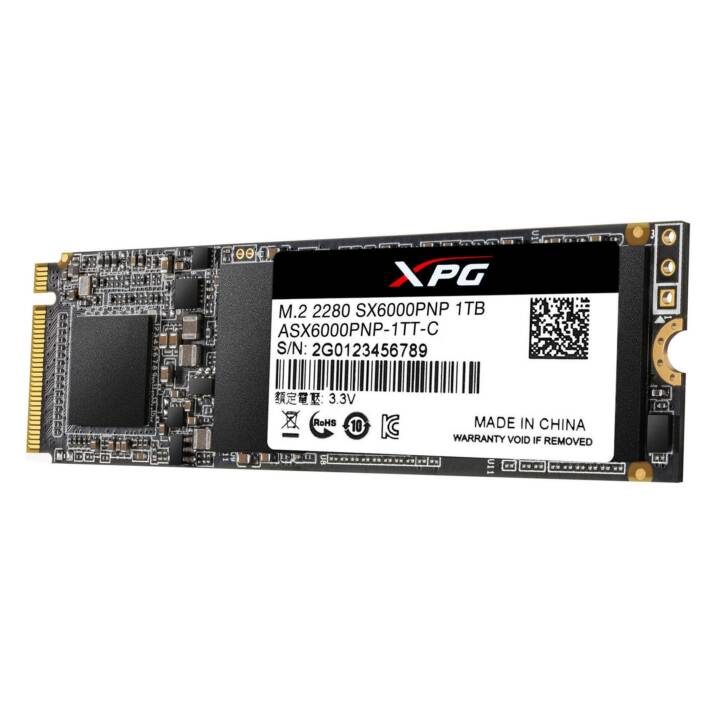 ADATA XPG SX6000 Pro (PCI Express, 1000 GB, Nero)