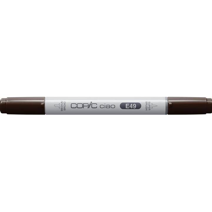 COPIC Grafikmarker Ciao E49 Dark Bark (Braun, 1 Stück)