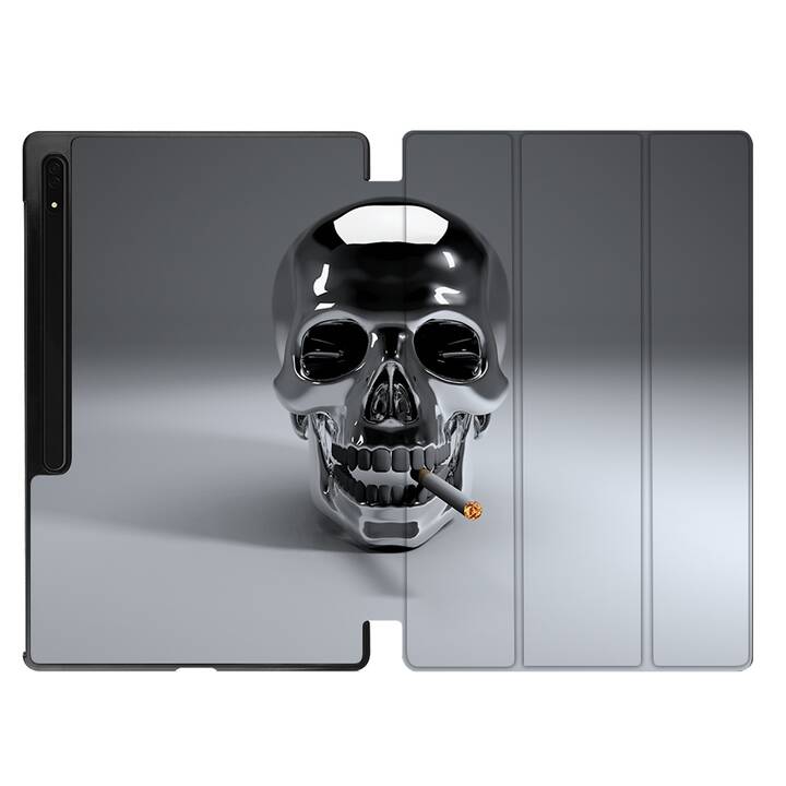 EG Hülle für Samsung Galaxy Tab S8 Ultra 14.6" (2022) - Grau - Skelett