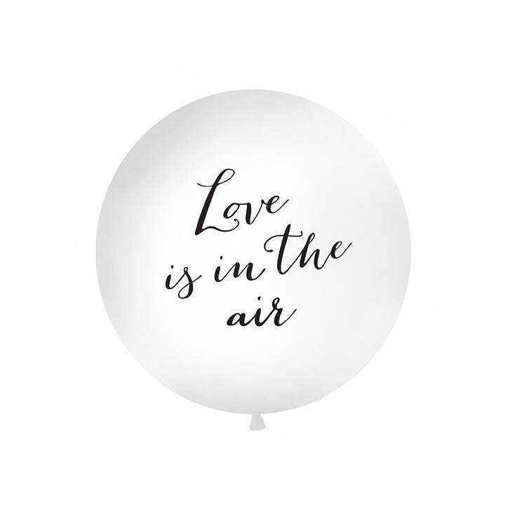 PARTYDECO Ballon Love Is In The Air (100 cm, 1 Stück)