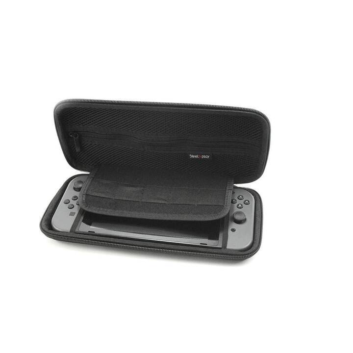 STEELPLAY Carry & Protect Set accessori (Nintendo Switch, Nero)