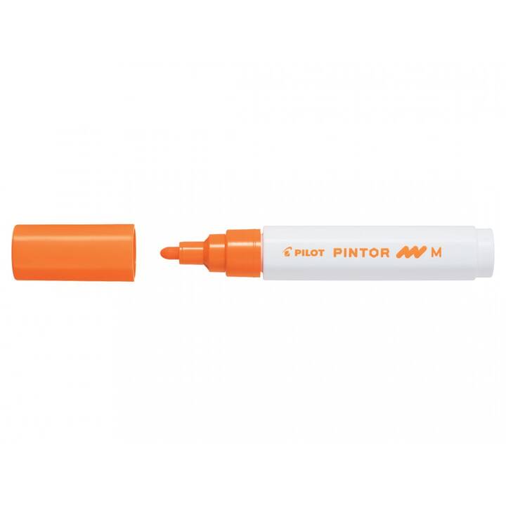 PILOT PEN Permanent Marker Pintor M (Orange, 1 Stück)