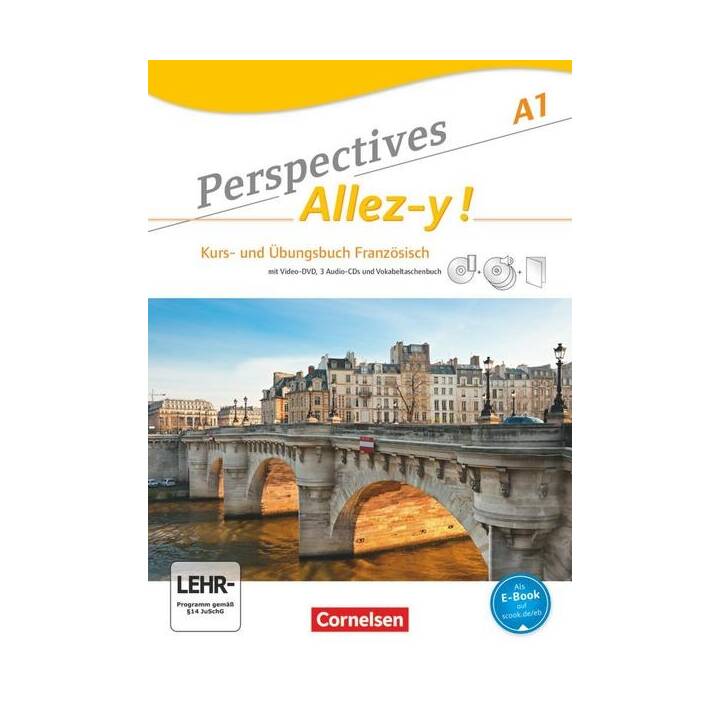 Perspectives - Allez-y !, A1, Kurs- und Übungsbuch mit Lösungsheft und Vokabeltaschenbuch, Inkl. komplettem Hörmaterial (3 CDs) und Video-DVD