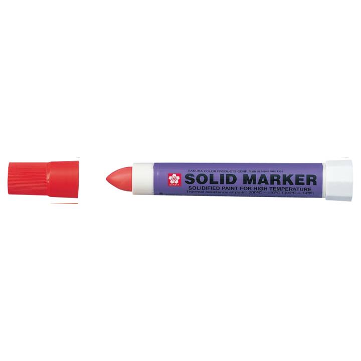 SAKURA Marqueur permanent Solid (Rouge, 1 pièce)