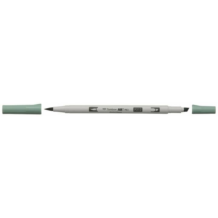 TOMBOW Dual Brush ABT Pro 312 Penna a fibra (Verde, 1 pezzo)