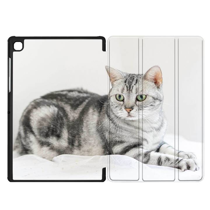 EG coque pour Samsung Galaxy Tab A7 Lite 8.7" (2021) - gris - chats