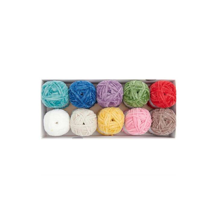 RICO DESIGN Wolle (10 x 25 g, Mehrfarbig)