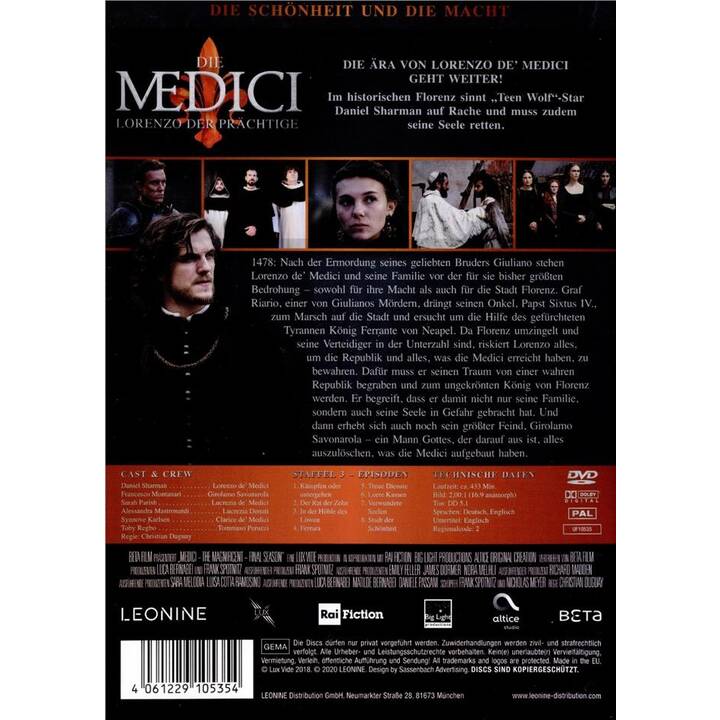 Die Medici - Lorenzo der Prächtige Saison 3 (DE, EN)