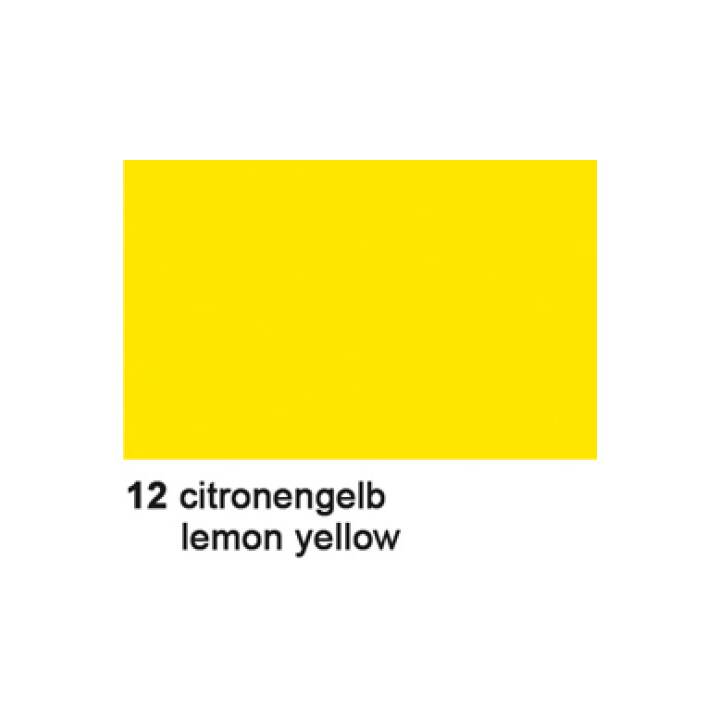 URSUS Seidenpapier 12 (Gelb, 25 Stück)
