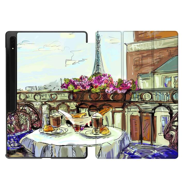 EG coque pour Samsung Galaxy Tab S8 Ultra 14.6" (2022) - Multicolore - Paris