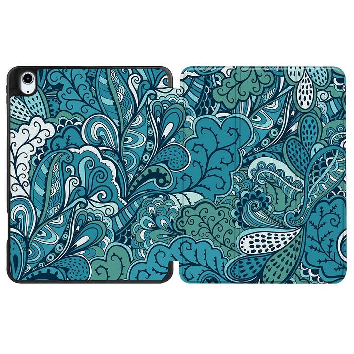 EG coque pour iPad Air 10.9" (2022) 5e génération - vert - mandala