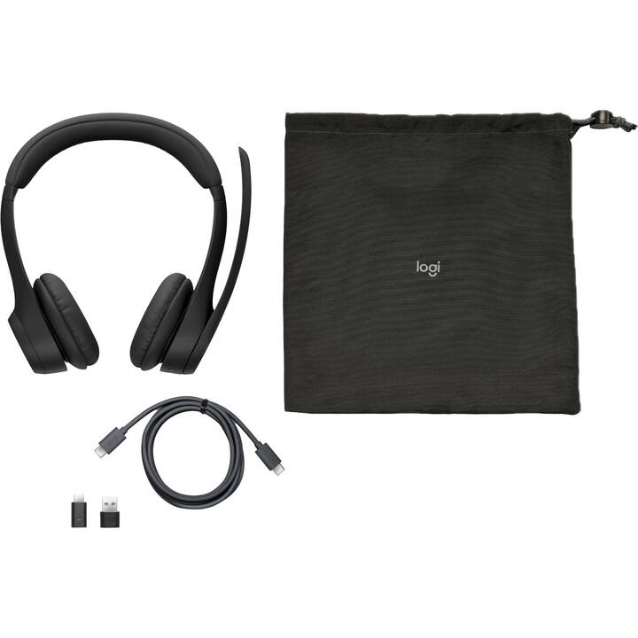 LOGITECH Cuffia per ufficio Zone 305 (On-Ear, Senza fili, Nero)