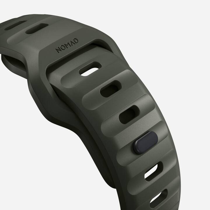 NOMAD GOODS Sport Armband (Apple Watch 45 mm / 42 mm / 49 mm / 44 mm, Grün)