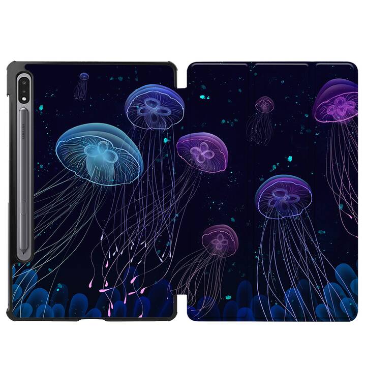 EG cover per Samsung Galaxy Tab S8+ 12.4" (2022) - nero - medusa