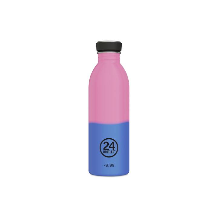 24BOTTLES Thermo Trinkflasche Urban REactive (0.5 l, Blau, Pink)