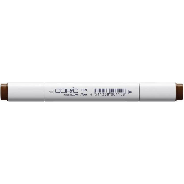 COPIC Grafikmarker Classic E59 - Walnut (Braun, 1 Stück)