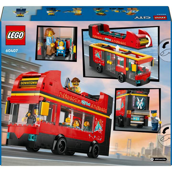 LEGO City Autobus turistico rosso a due piani (60407)