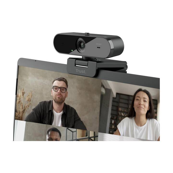 TRUST Taxon  Webcam (2560 x 1440, Noir)