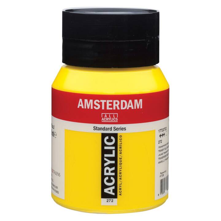 AMSTERDAM Couleur acrylique (500 ml, Jaune, Blanc)