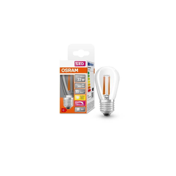 OSRAM LED Birne Edison Superstar (E27, 4.8 W)