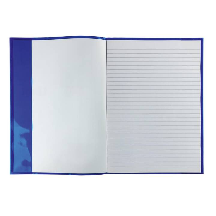 HERMA Protège-cahier (Transparent, Bleu, A4, 1 pièce)