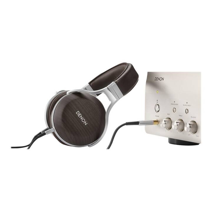 DENON AH-D5200 (Argent, Brun)