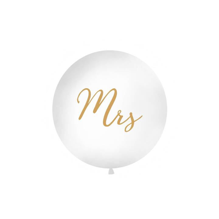 PARTYDECO Ballon Mrs (100 cm, 1 Stück)