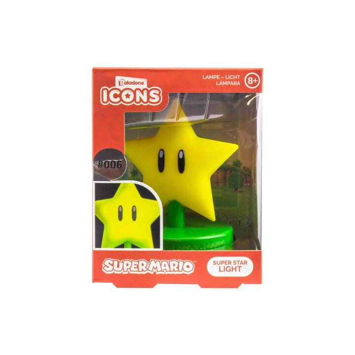 PALADONE Lumière d'ambiance Super Mario (Jaune)