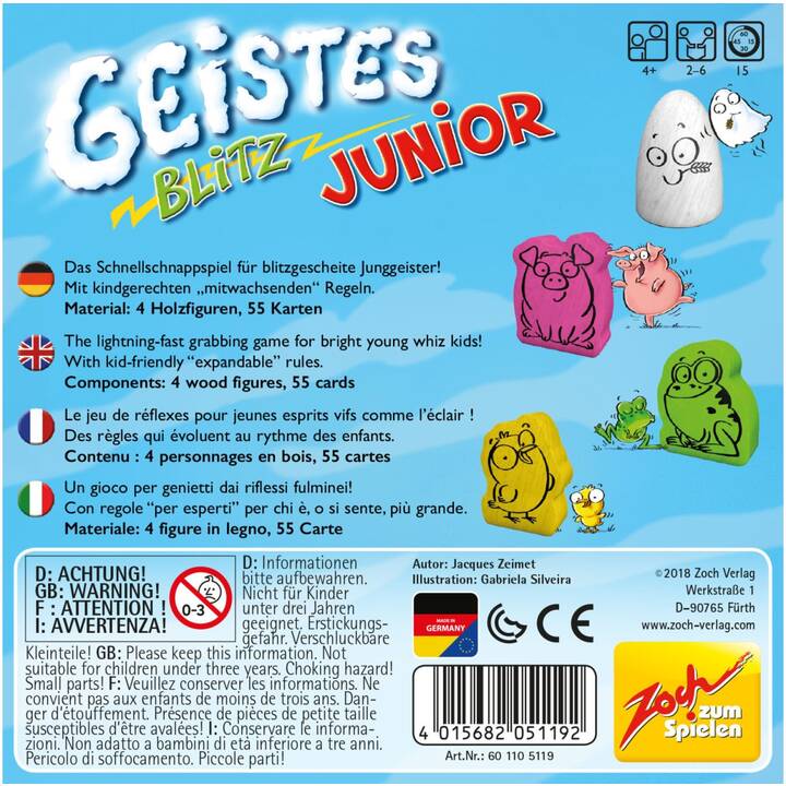 SIMBATOYS Geistesblitz Junior (EN, IT, DE, FR)