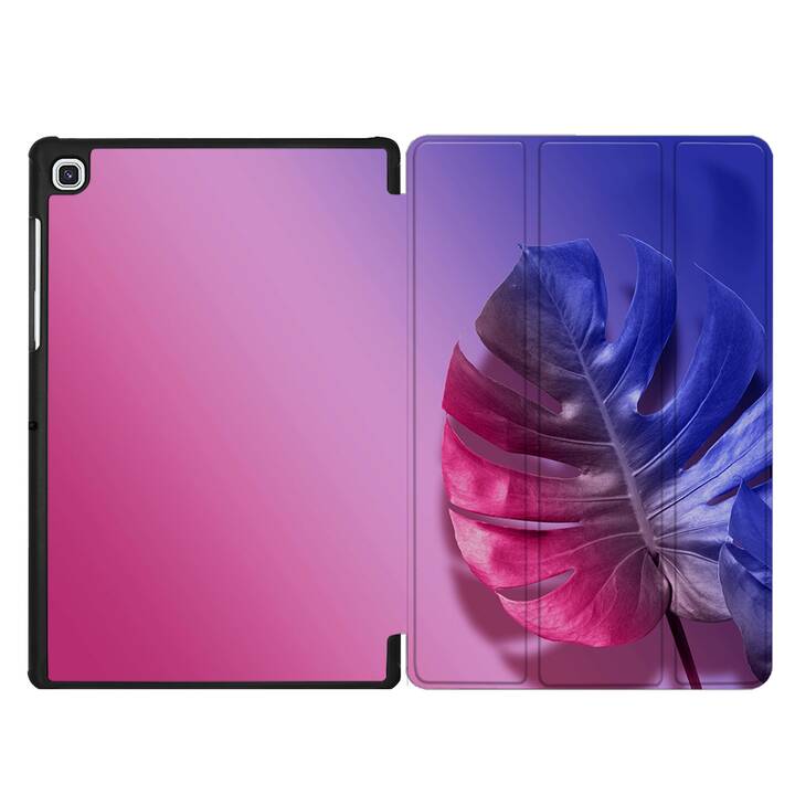 EG Coque pour Samsung Galaxy Tab S6 Lite 10.4" (2020) - Feuilles Roses