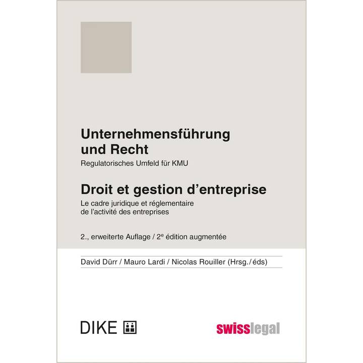 Unternehmensführung und Recht / Droit et gestion d'entreprise