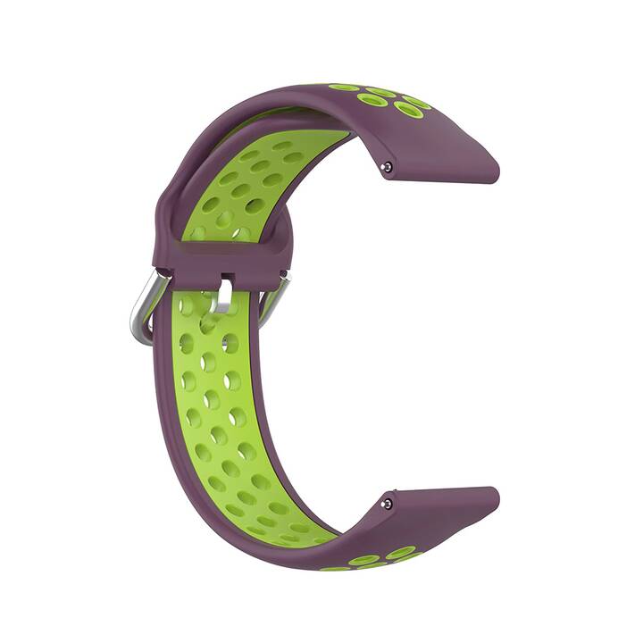 EG Bracelet (Samsung Galaxy Galaxy Watch4 40 mm, Pourpre, Vert)