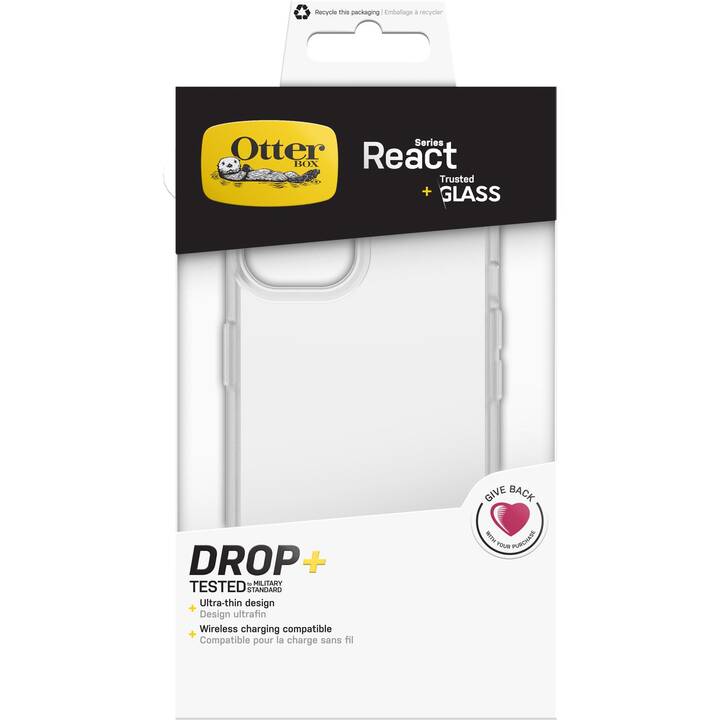 OTTERBOX Backcover (iPhone 13, Transparent, Clair)