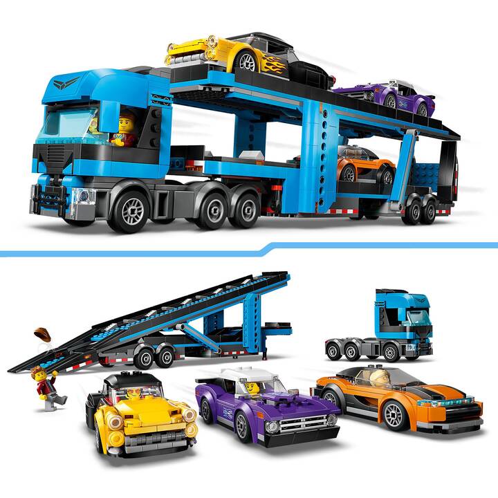 LEGO City Le camion de transport de voitures de sport (60408)