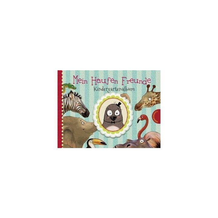 THIENEMANN Libro amicizia Ein Haufen Freunde: Mein Haufen Freunde – Kindergartenalbum (21.1 cm x 15.9 cm x 2 cm, Multicolore)