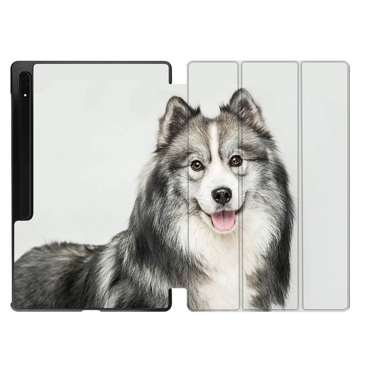 EG Housse (11", Galaxy Tab S9, Chiens, Gris)