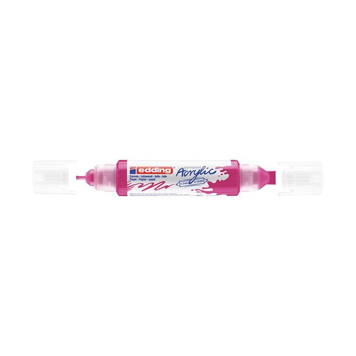 EDDING Acrylmarker 5400 Double (Pink, 1 Stück)