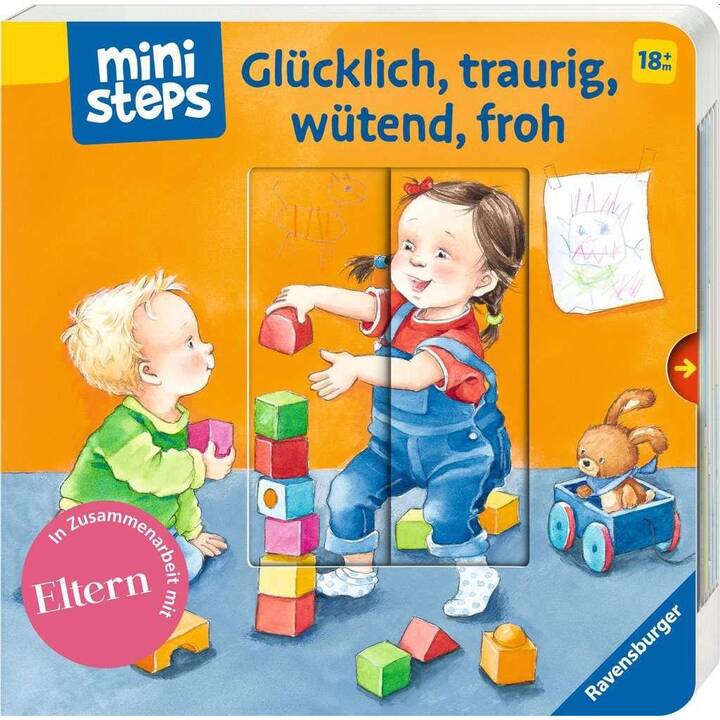 Glücklich, traurig, wütend, froh